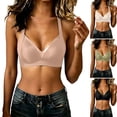 thumbnail image 1 of Wirefree Lift Bra for Small Chest, Push Up Bra, Women's Underwear, No Underwire Seamless, Soft Support Anti-Sagging, Comfy Breathable, Daily Wear | TruBelle,Light Blue M, 1 of 6