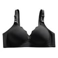 thumbnail image 1 of Wirefree Seamless Bras for Women Lightly Lined Comfort Compression Push up Bra Plus Size Full Coverage Underwire Bralettes, 1 of 4