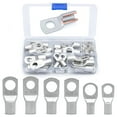 thumbnail image 1 of Wirefy 30pcs Tinned Copper Wire Lugs Kit - Battery Lugs - 6-2 Gauge, 1 of 8