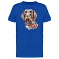 thumbnail image 1 of Wirehaired Pointer Head Tee Men's -Image by Shutterstock, 1 of 1