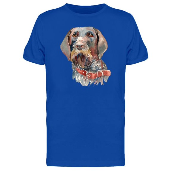 Wirehaired Pointer Head Tee Men's -Image by Shutterstock