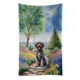 thumbnail image 1 of Wirehaired Pointing Griffon Spring Path Kitchen Towel, 1 of 5