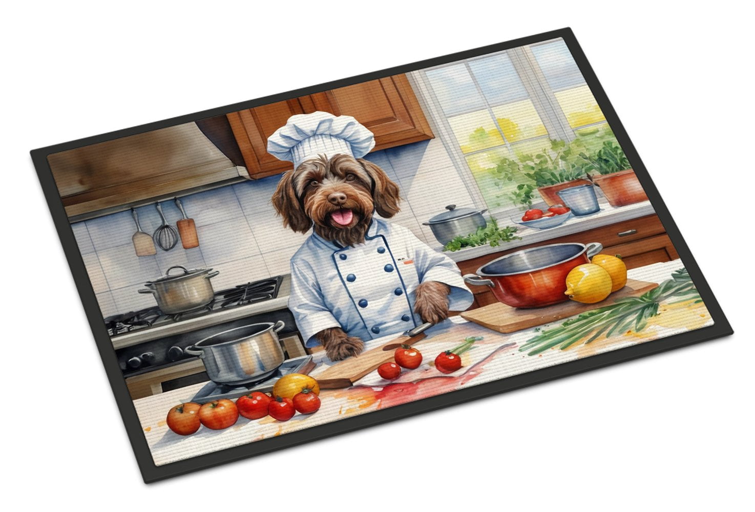 Wirehaired Pointing Griffon The Chef Doormat 27 in x 18 in