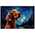 thumbnail image 1 of Wirehaired Vizsla Canvas Unframed Colofull Inspired bedroom decor - Dog Pet Family Animal Friend Peace Oil Painting Art Print Canvas Wall Décor, 1 of 4
