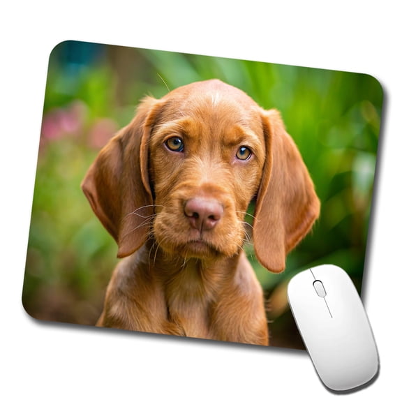 Wirehaired Vizsla Dog Puppy Photo Mouse Pad Low Profile Gaming Mat