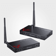 Wireless 1080P HDMI Extender, up to 200m/656ft Transmission Range, IR Remote Control, Low Latency, Ideal for Home Theater & Projector