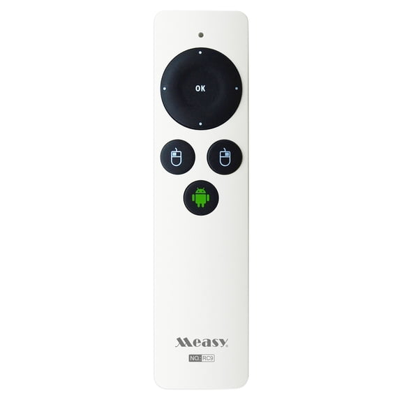 Wireless 2.4G Air Mouse Remote Controller Gyroscope Fly Remote Control with USB Receiver for Smart TV Box Laptop PC White 4.7x1.2 in / 12x3 cm