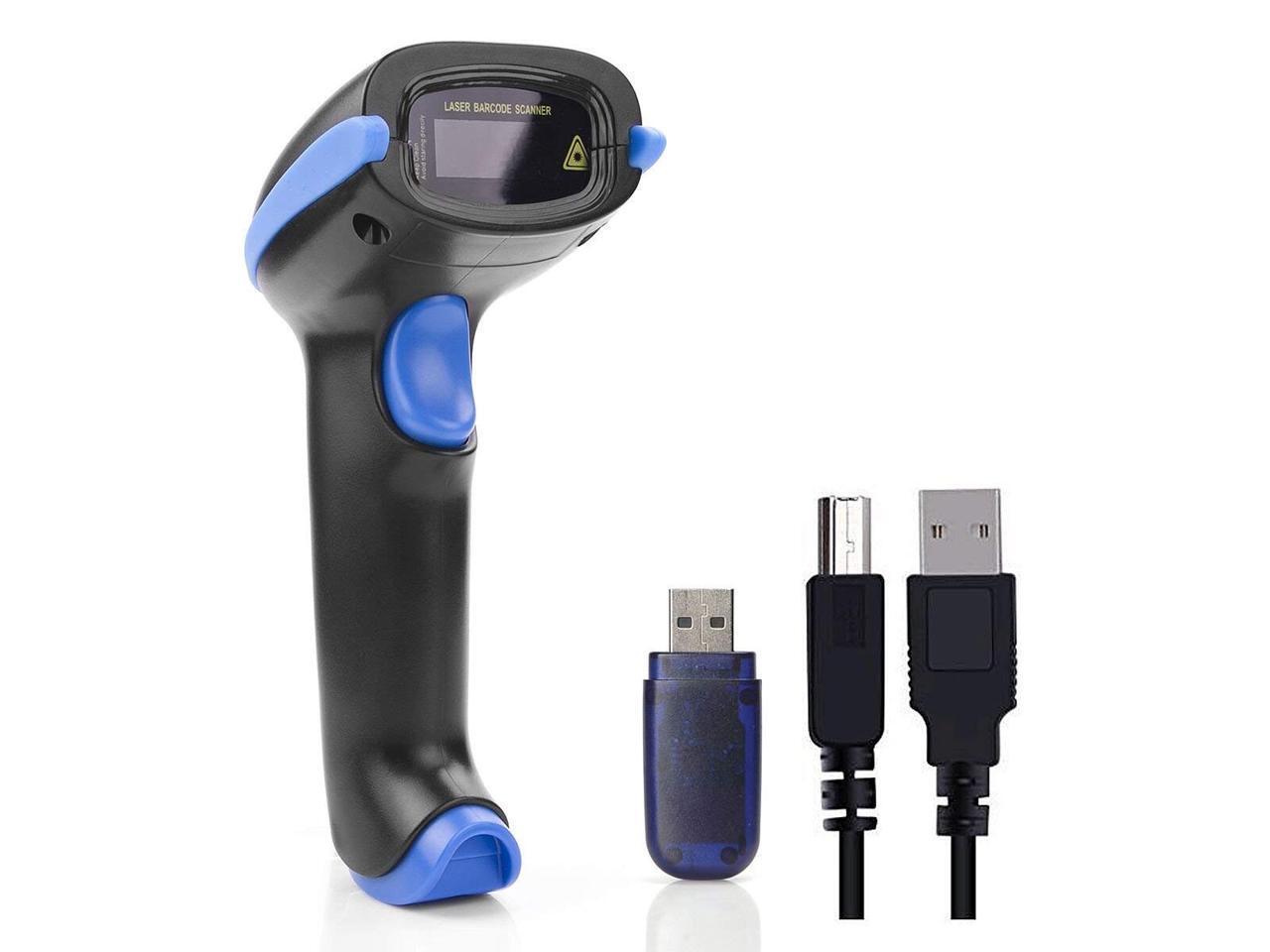 Wireless 2.4G Barcode Scanner Bar Code Reader Long Transmission ...