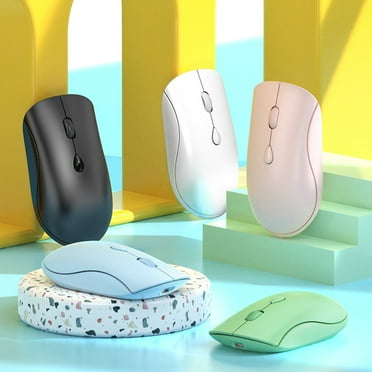 Wireless 2.4G Silent Mouse Desktop Laptop Bluetooth Rechargeable Wireless Mouse (rechargeable Mode),New Release,Vsgery,Black