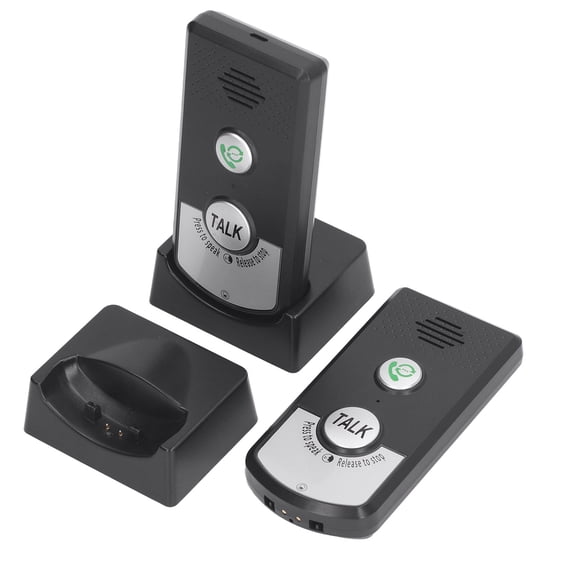 Wireless 2 Way Home Intercom With Voice Communication For Seniors Caregivers