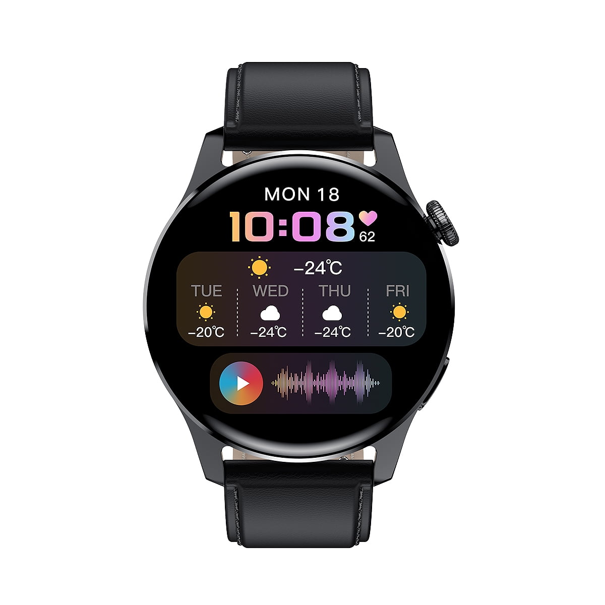 Wireless 2022 Smart Watch Men Business 1.3 inch Round Screen