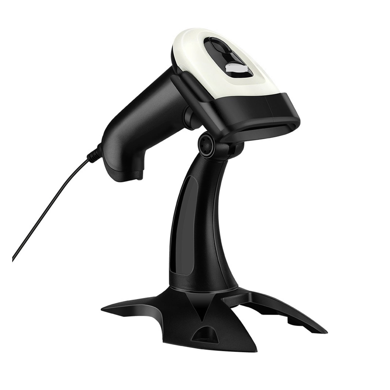 Wireless 2D Barcode Scanner With Adjustable Stand Bluetooth 2.4G Wireless USB Wired Handheld Barcode Reader 1D QR Scanner ,Easy to Operate