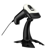 Wireless 2D Barcode Scanner With Adjustable Stand Bluetooth 2.4G Wireless USB Wired Handheld Barcode Reader 1D QR Scanner ,Easy to Operate