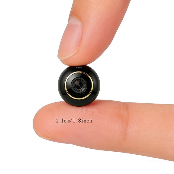 Wireless 4K Mini Camera with Magnetic Mount Small Home Security Cam for Fridge Shelf Pet Cage Baby Crib – Motion Detection Night Vision Phone APP View