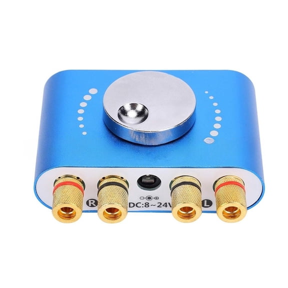 Wireless 5.0 Audio Board DC8-24V 2 Channel 20W Stereo Receiver With AUX USB Input Volume Control For DIY Speaker System Blue