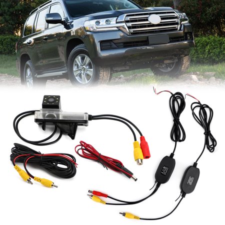 Wireless 8Led Reverse Parking Rearview Camera For Toyota Land Cruiser 70/100/200