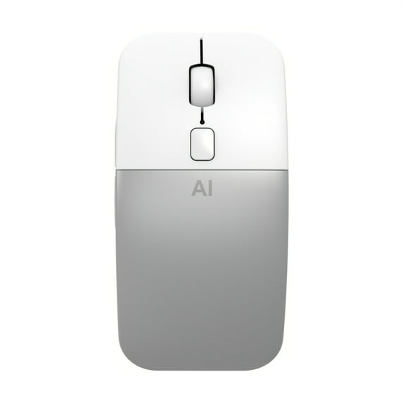 Wireless AI Voice Mouse | Intelligent Office Translation, Supports 116 Languages, Dual-mode 2.4G Charging, Voice to Text/Draw Words/Screenshot Translation, Suitable for Windows Mac