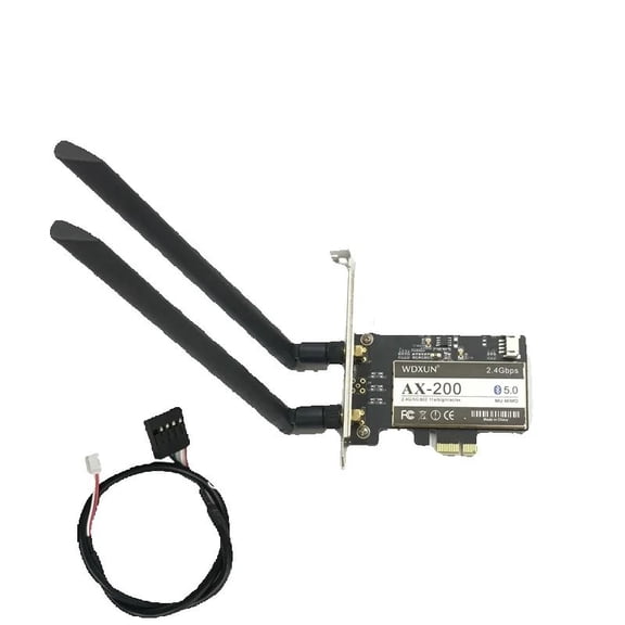 Wireless AX200 Desktop for AX200NGW Wi-Fi 6 Bluetooth 5.0 Dual Band 2400Mbps PCI Express Wifi Adapter AX200 802.11ax Windows 10
