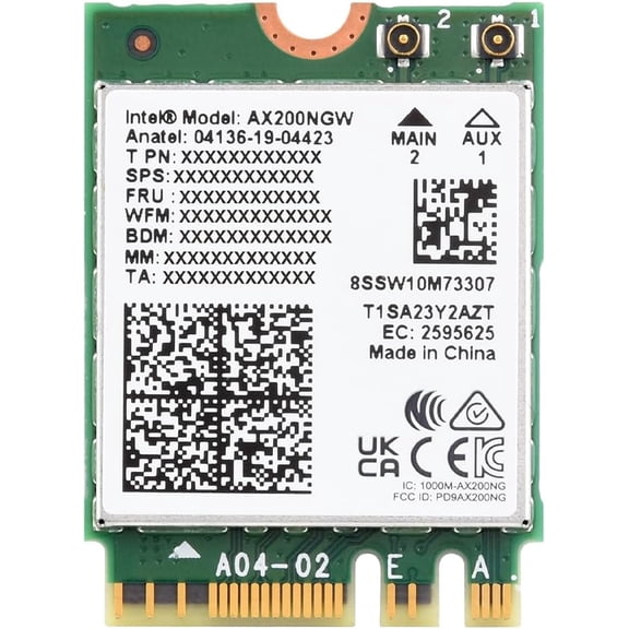 Wireless AX200 NIC, Gigabit Dual-Band Wi-Fi 6, 802.11AX Standard