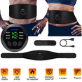 thumbnail image 1 of Wireless Ab Belt Abdominal Muscle Toner, DFITO EMS Smart Fitness Belt, Portable Ab Stimulator with 6 Modes 15 Intensity Levels Toning Belt, Fitness Workout Equipment for Men Women, 1 of 11