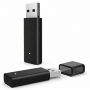 QXWPBV Wireless Adapter for Xbox Controllers, USB Receiver for Windows PC, Compatible with Xbox Series X/S, Xbox One and Elite Series 2, Black