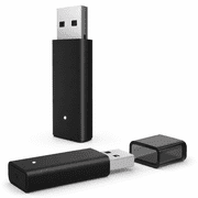 QXWPBV Wireless Adapter for Xbox Controller, USB Receiver for PC, Black