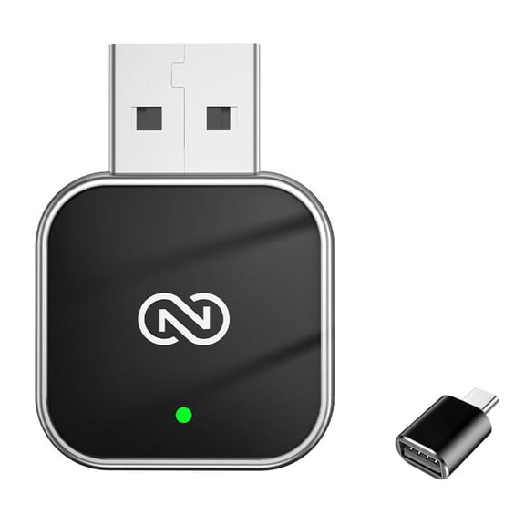 Wireless Adapter for & Auto- Plug & Play, 5.8GHz Bluetooth 5.0, 2 in 1 Car Play Video Entertainment Box Fits for & Android, Factory & Android Auto