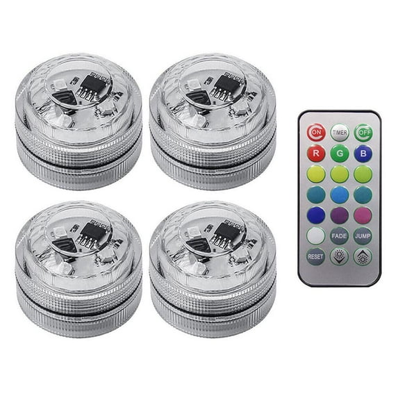 Wireless Adhesive LED Car Interior Ambient Light Remote With Lamp Roof Atmosphere Battery Colorful Decoration Auto