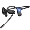 thumbnail image 1 of Open Ear Headphones with Mic, Wireless Headset with Noise Canceling Mic & Mute Button, Wireless Air Conduction Headphones V5.4, 25g Lightweight Sport Headset for Running, Work Workout Driving Call, 1 of 9