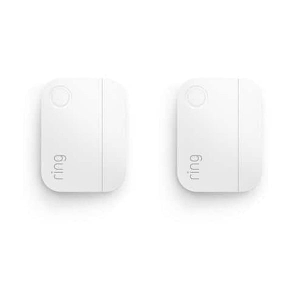 Wireless Alarm Door and Window Contact Sensors, Smart Home Enabled, White