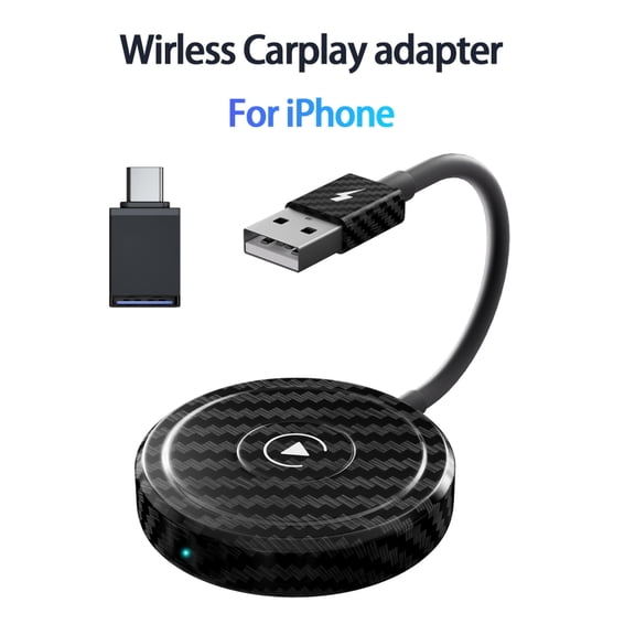 Wireless Android Auto Car Adapter, Wireless Carplay Dongle Convert Wired To Wireless For Android/iPhone Plug And Play