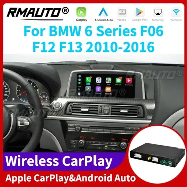 Wireless Apple CarPlay NBT CIC System for BMW 6 Series F06 F12 F13 2010-2016 Android Auto Mirror AirPlay Back Camera Body Kit
