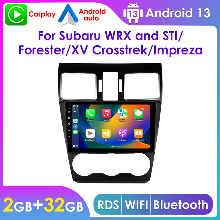 Wireless CarPlay Android 12, 2+32GB Car Stereo for Subaru