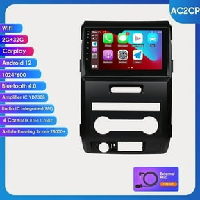 Wireless Apple Carplay Android Auto Bluetooth 2+32GB Wifi RDS Car Stereo Radio Head Unit Multimedia GPS Navigation Player For Ford F150 F-150 2008 2009 2010 2011 2012 2013 2014