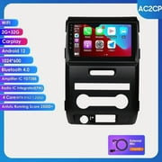 Wireless Apple Carplay Android Auto Bluetooth 2+32GB Wifi RDS Car Stereo Radio Head Unit Multimedia GPS Navigation Player For Ford F150 F-150 2008 2009 2010 2011 2012 2013 2014
