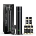 thumbnail image 1 of WIRELESS AROMA Diffuser Scent Oil - Home Luxury Portable Scent Diffuser - Remote Control Waterless Diffuser - 1000 sq. ft Coverage - Essential Oil 20ml sample pack included - Aromatherapy (Black), 1 of 9