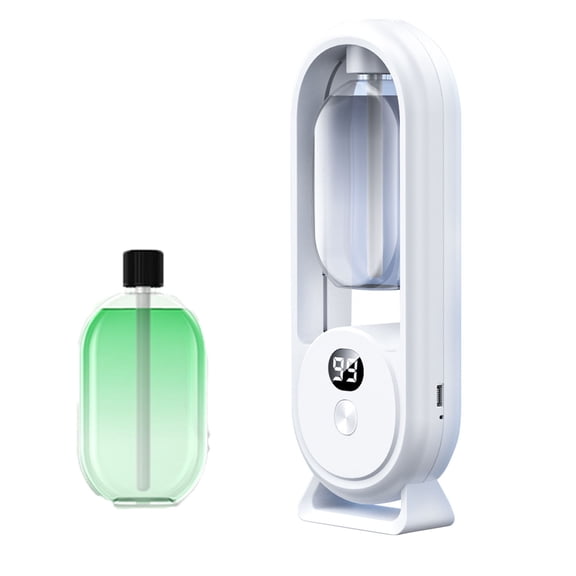 Wireless Aromatherapy Diffuser Essential Oil Diffuser with 50ml Perfume for Home Office Hotel Room Air Freshener Odor Eliminator Portable USB Rechargeable Automatic Sprayer