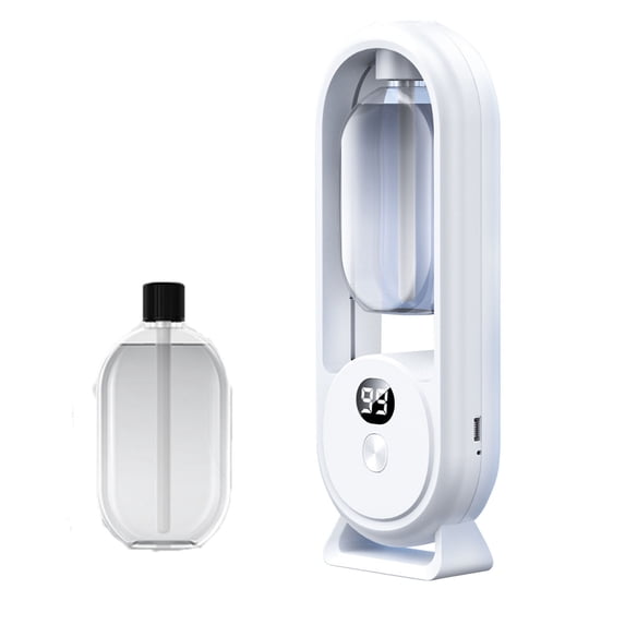 Wireless Aromatherapy Diffuser Essential Oil Diffuser with 50ml Perfume for Home Office Hotel Room Air Freshener Odor Eliminator Portable USB Rechargeable Automatic Sprayer