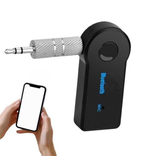 Wireless Audio Adapter Bluetooth Receiver 3.5mm AUX for Car and Home