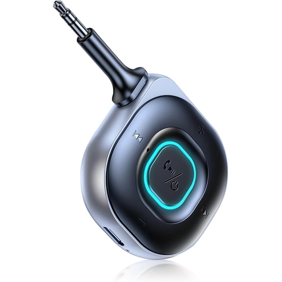 Wireless Audio Adapter Bluetooth Receiver BT 5.3 Transmitter Receiver 10M Receiver with TX/RX Switch Hands-Free Car Kit for Headphone Speaker Car Stereo MP3 PC TV