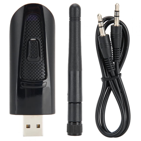 Wireless Audio Transmitter for Bluetooth 5.0 1 to 2 A2DP Antenna USB Powered B25