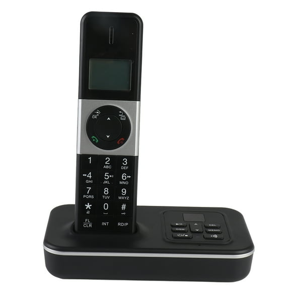 Wireless BISOFICE D1002 TAM-T 3-Handset Cordless Phone With Answering Machine Caller ID/Call Waiting 1.6 Inch LCD 3 Lines Screen Display Rechargeable Batteries Support 16 Languages