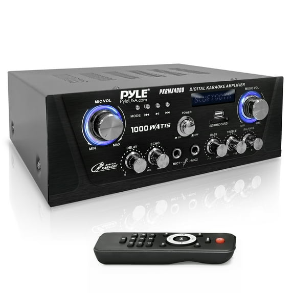 Wireless BT Streaming Home Theater Receiver – 7.1-Ch Surround Sound Stereo Amplifier System with 4K Ultra HD Support, MP3/USB/AM/FM Radio (2000 Watt MAX)