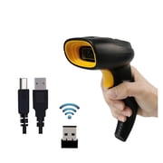 Wireless Barcode Scanner Bluetooth Code Reader 1D/2D QR Bar Code Scanner Support Mobile Phone I Handheld Reader POS Inventory