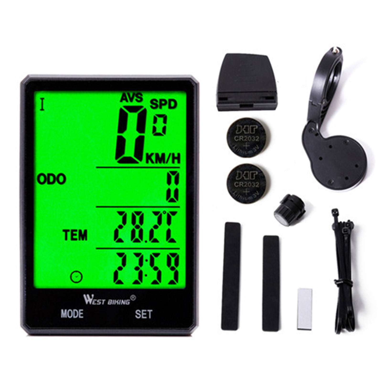 Wireless Bike Computer Bicycle Speedometer Odometer Waterproof LCD