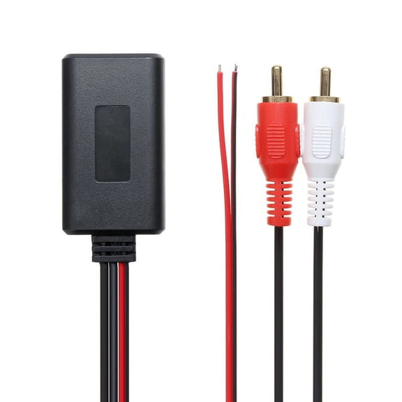 Wireless Bluetooth 2RCA AUX Cable Adapter Connection For Car Truck Music Stereo