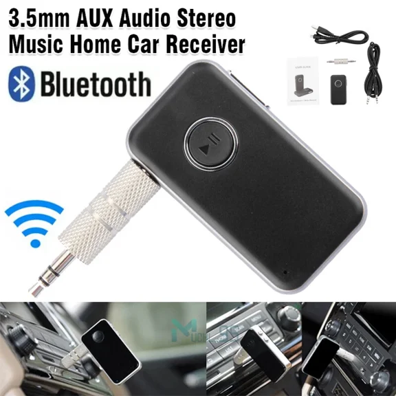 Wireless Bluetooth 3.5Mm Aux Audio Stereo Music Car Receiver Adapter A2Dp
