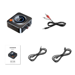 Wireless Bluetooth 5.1 Audio Transmitter Receiver 2-in-1 Adapter with NFC Easy One-Touch Connection for Home Stereo Car Streaming Music Sound Systems