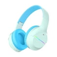 thumbnail image 1 of Wireless Bluetooth 5.1 Over-Ear Headphones with 40mm Drivers & Active Noise Reduction, 12-Hour Battery & Soft Cushions for Sports & Daily Use(Blue), 1 of 6