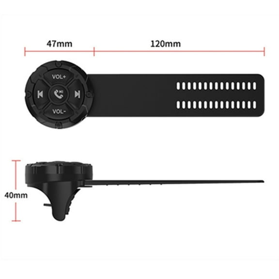 Wireless Bluetooth 5.3 Media Button Remote Controller For Car Motorbike ATV Bike